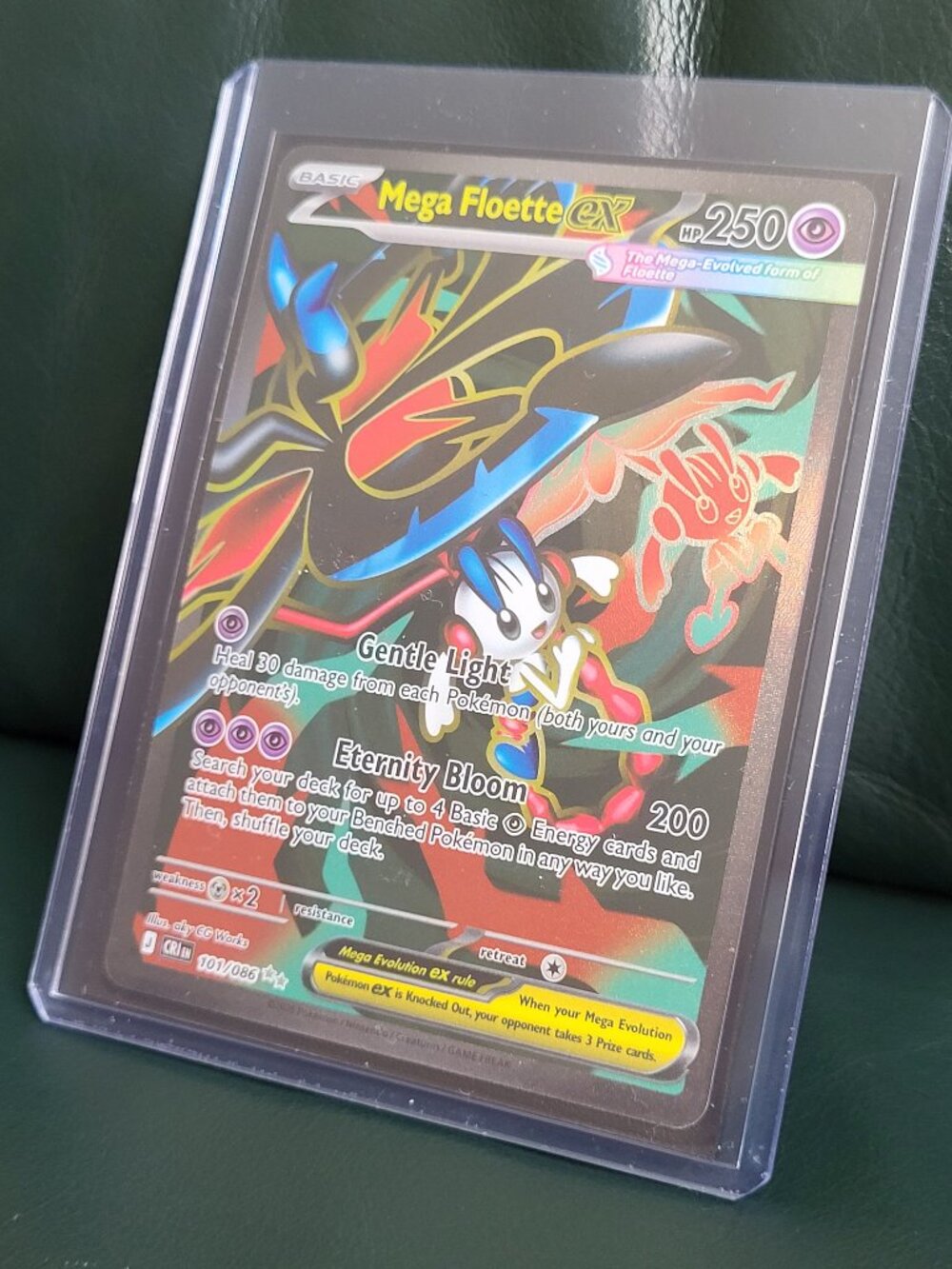Pokemon Mega Floette ex Ultra Rare Holo ME04: Chaos Rising 101/086 NM